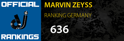 MARVIN ZEYSS RANKING GERMANY