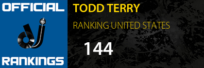 TODD TERRY RANKING UNITED STATES