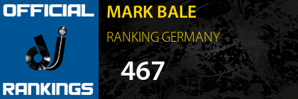 MARK BALE RANKING GERMANY