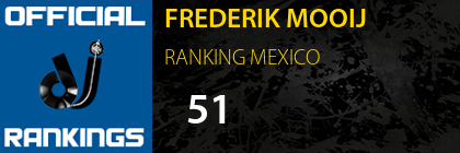 FREDERIK MOOIJ RANKING MEXICO