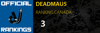 DEADMAU5 RANKING CANADA