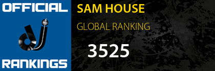 SAM HOUSE GLOBAL RANKING