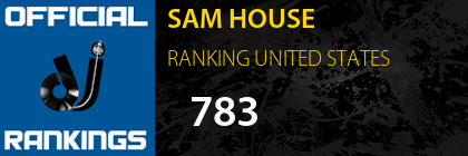SAM HOUSE RANKING UNITED STATES