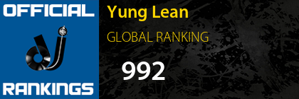 Yung Lean GLOBAL RANKING