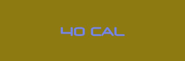 40 CAL Logo