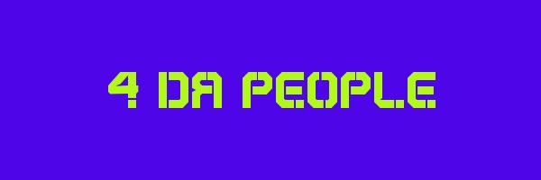 4 DA PEOPLE Logo
