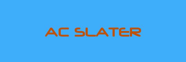 AC SLATER Logo