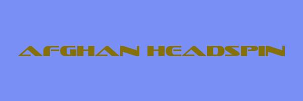 AFGHAN HEADSPIN Logo