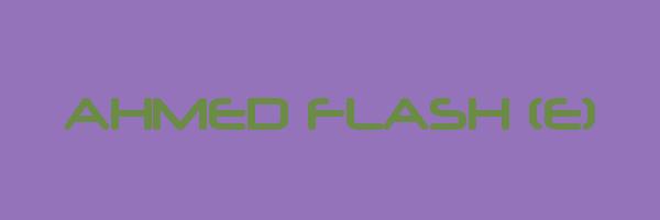 AHMED FLASH (E) Logo