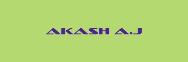 AKASH A.J Logo
