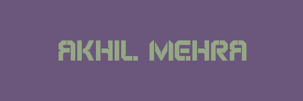 AKHIL MEHRA Logo