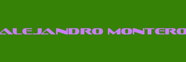 ALEJANDRO MONTERO Logo