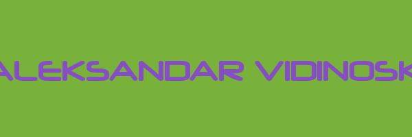 ALEKSANDAR VIDINOSKI Logo
