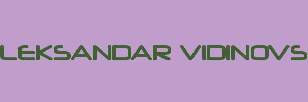ALEKSANDAR VIDINOVSKI Logo