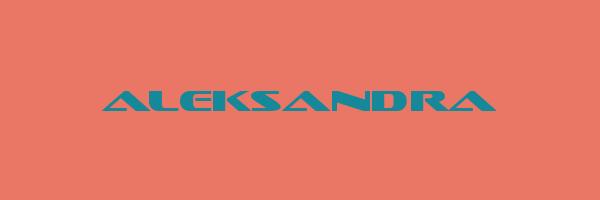 ALEKSANDRA Logo