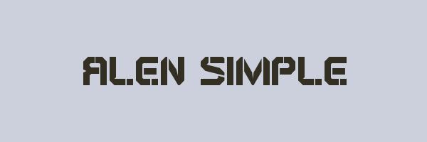 ALEN SIMPLE Logo