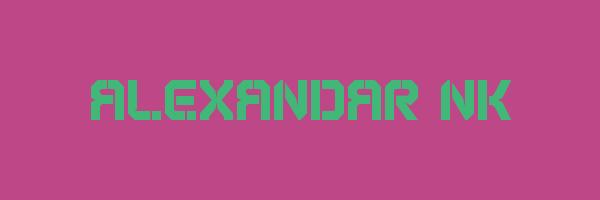 ALEXANDAR NK Logo