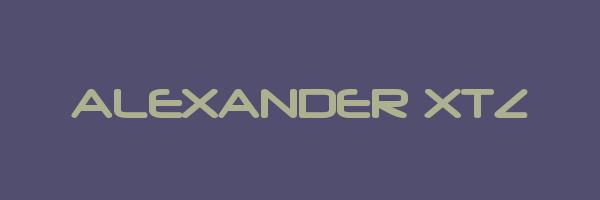ALEXANDER XTZ Logo