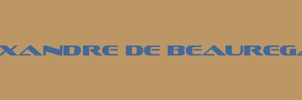 ALEXANDRE DE BEAUREGARD Logo