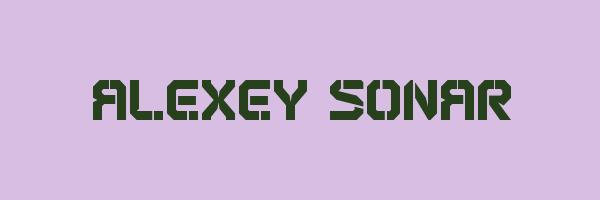 ALEXEY SONAR Logo