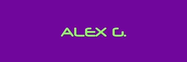 ALEX G. Logo