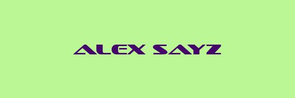 ALEX SAYZ Logo