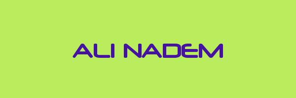 ALI NADEM Logo