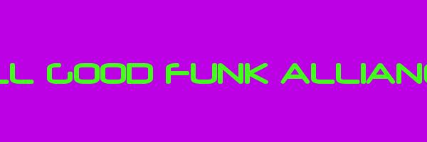 ALL GOOD FUNK ALLIANCE Logo