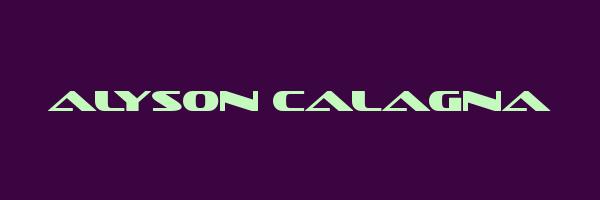 ALYSON CALAGNA Logo