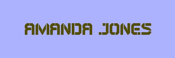 AMANDA JONES Logo