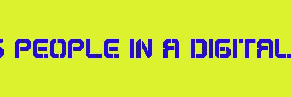 ANALOG PEOPLE IN A DIGITAL WORLD Logo
