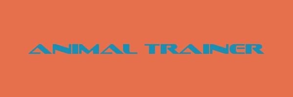 ANIMAL TRAINER Logo