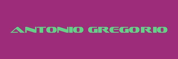 ANTONIO GREGORIO Logo