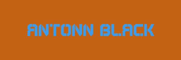 ANTONN BLACK Logo