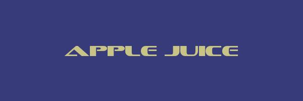 APPLE JUICE Logo