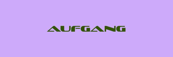 AUFGANG Logo