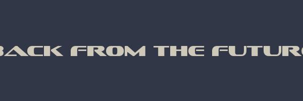 BACK FROM THE FUTURE Logo