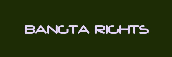 BANGTA RIGHTS Logo