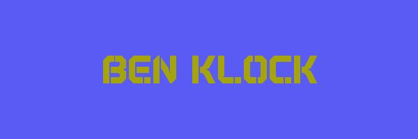 BEN KLOCK Logo