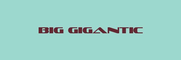 BIG GIGANTIC Logo