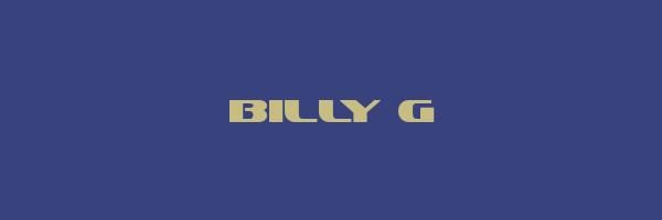 BILLY G Logo