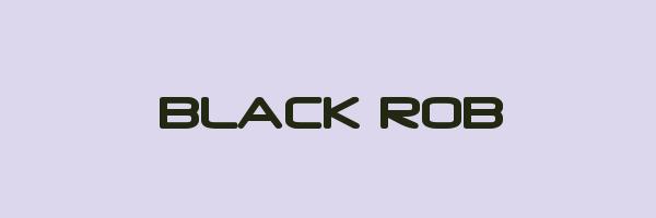 BLACK ROB Logo