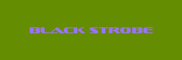 BLACK STROBE Logo