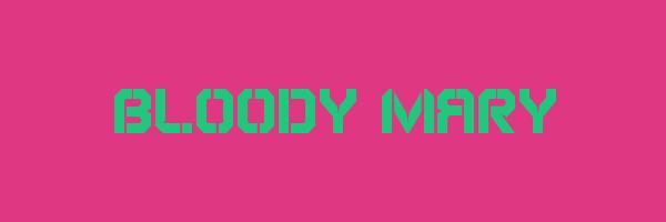 BLOODY MARY Logo