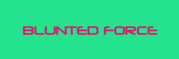 BLUNTED FORCE Logo