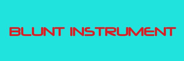BLUNT INSTRUMENT Logo
