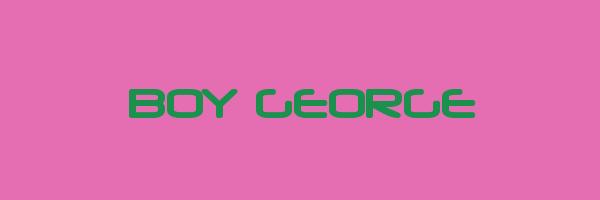 BOY GEORGE Logo