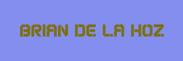 BRIAN DE LA HOZ Logo