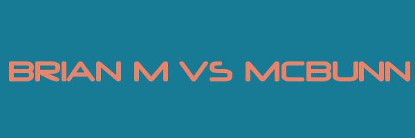 BRIAN M VS MCBUNN Logo