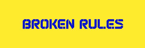 BROKEN RULES Logo